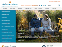 Tablet Screenshot of advocates.org
